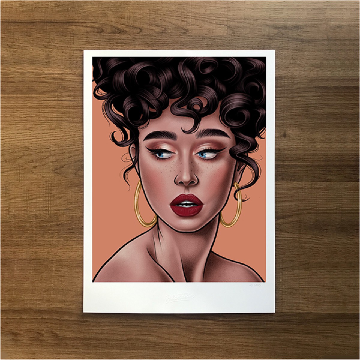 Juliana Fischer - Girls Girls Girls - No.2 - Kunstdruck, DIN A3
