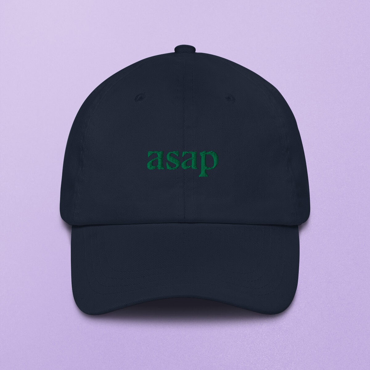 ASAP, as smooth as possible Cap, dunkelblau – studio ciao