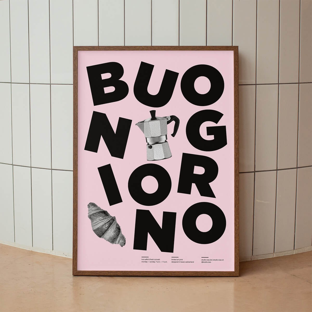 BUONGIORNO Plakat, A3 – studio ciao