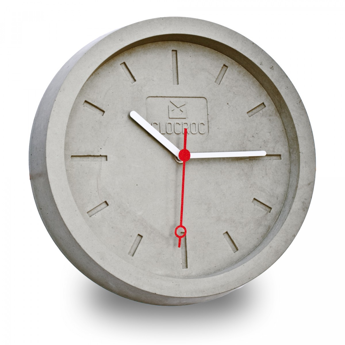 Ambientshop Clocroc Wanduhr aus Beton -  SUBMARINE Big 33cm