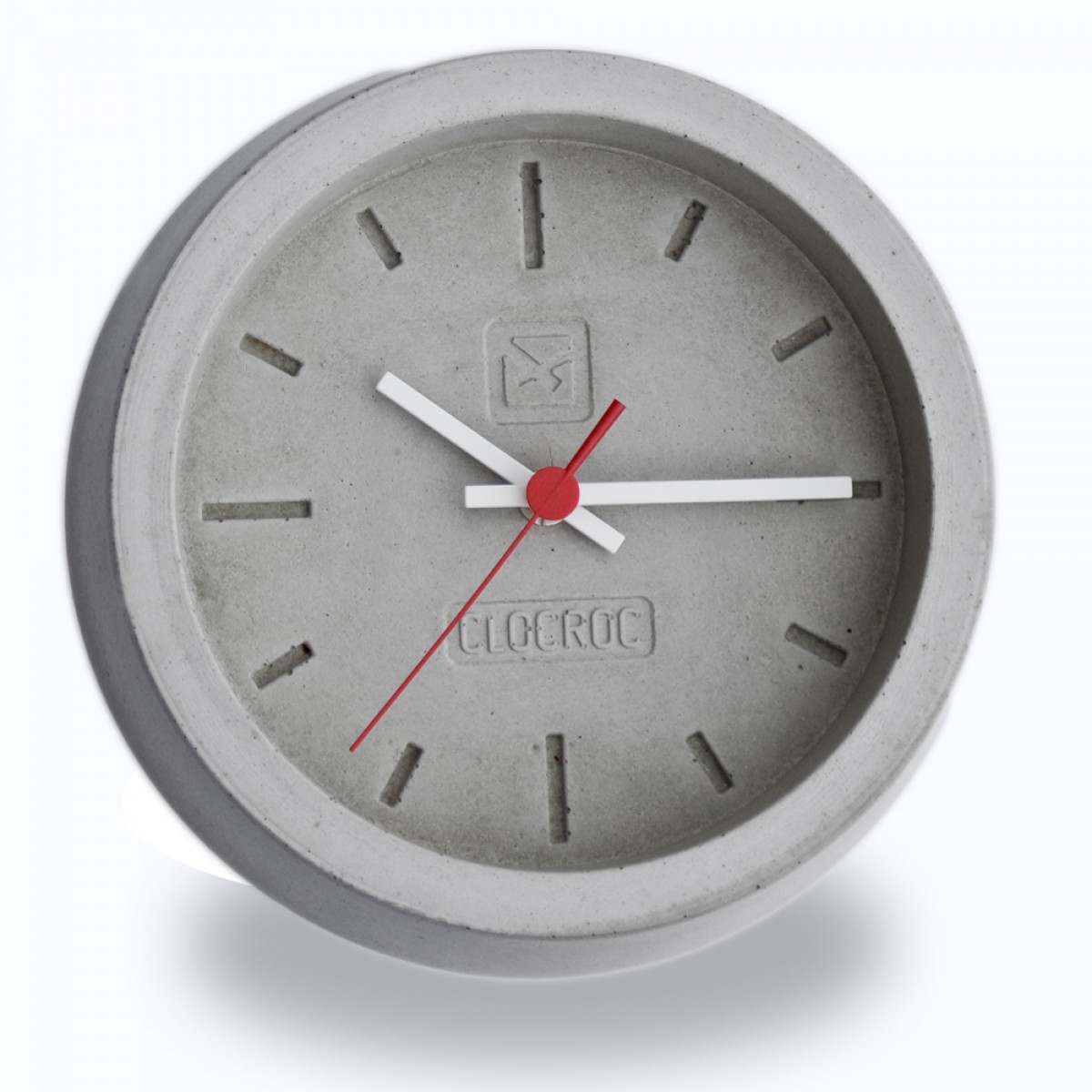 Ambientshop Clocroc Wanduhr aus Beton -  SUBMARINE Small 22cm