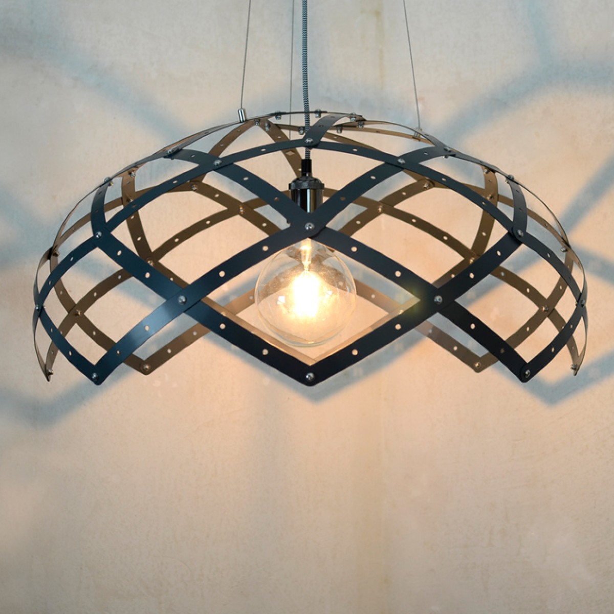 son of nils systemson Half-sphere Web Lampe