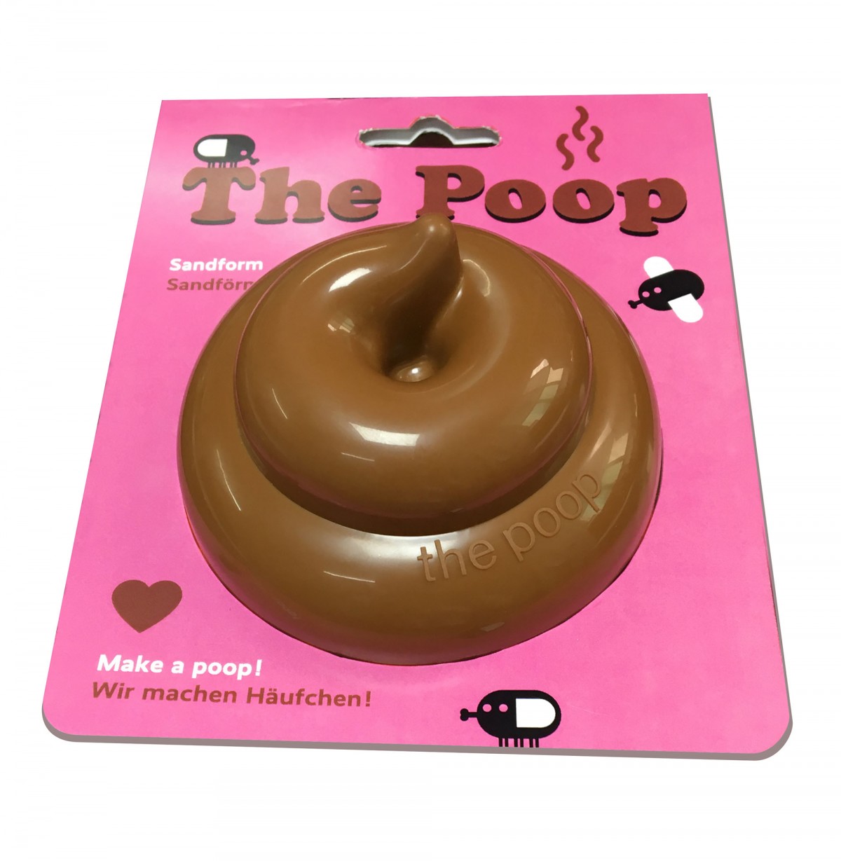 The Poop, kleines Häufchen Sandförmchen in Braun - von Neue Freunde