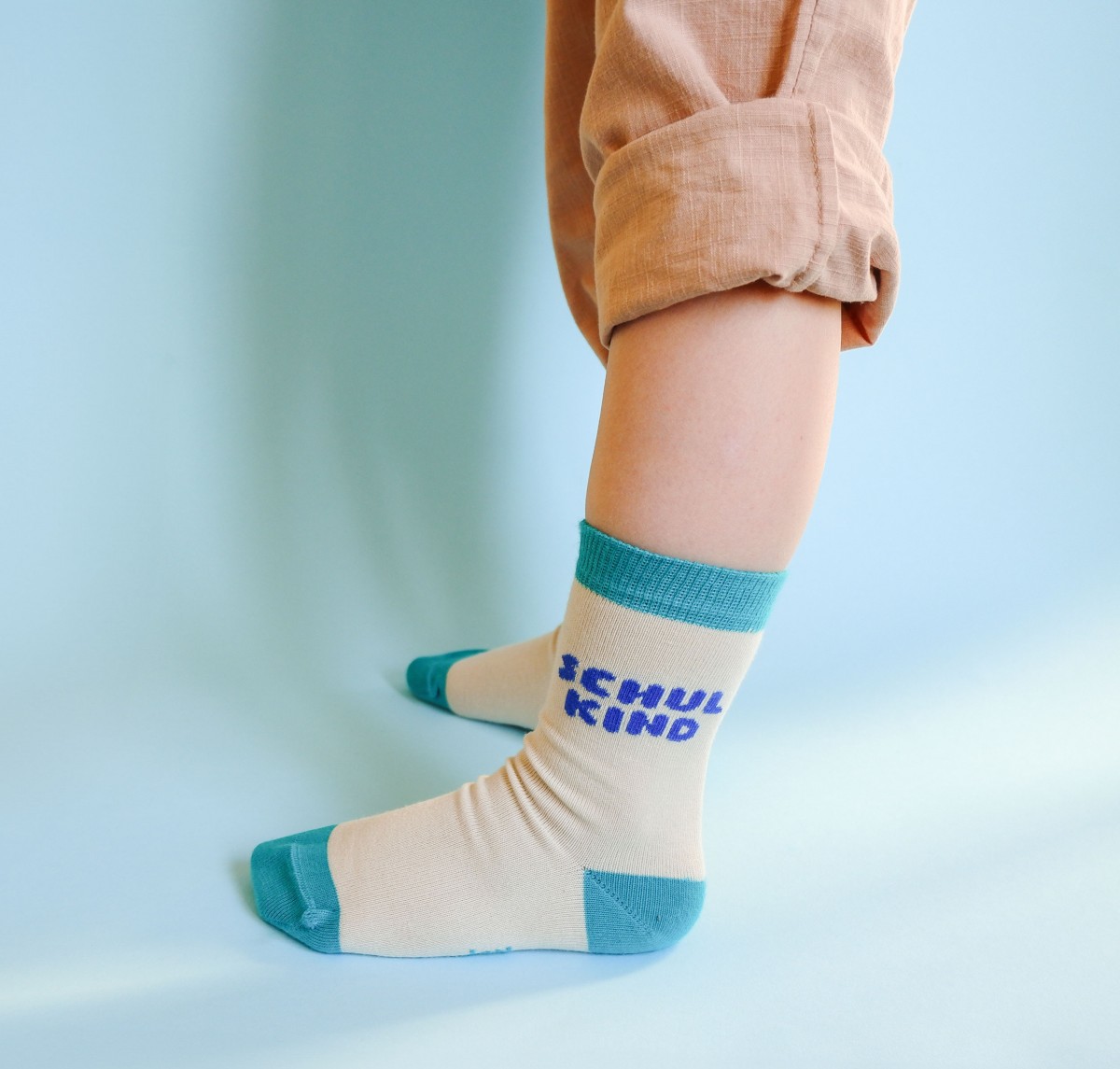 tinyday - Schulkind-Socken | blau - Kindersocken - Einschulung