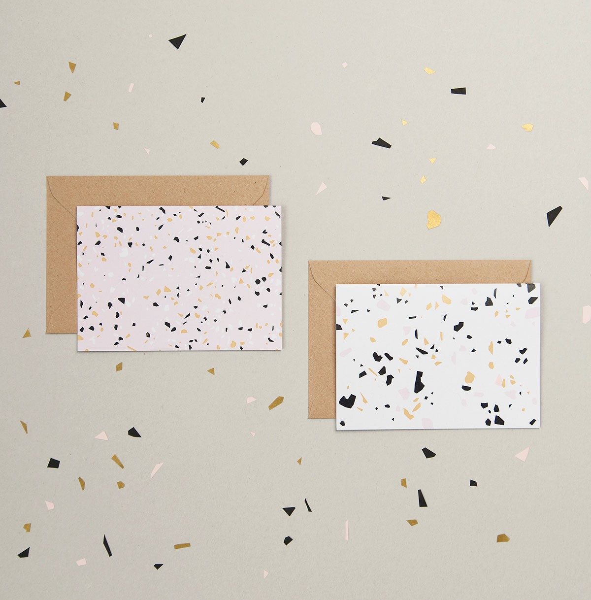 tinyday . Terrazzo Postkarten-Set 