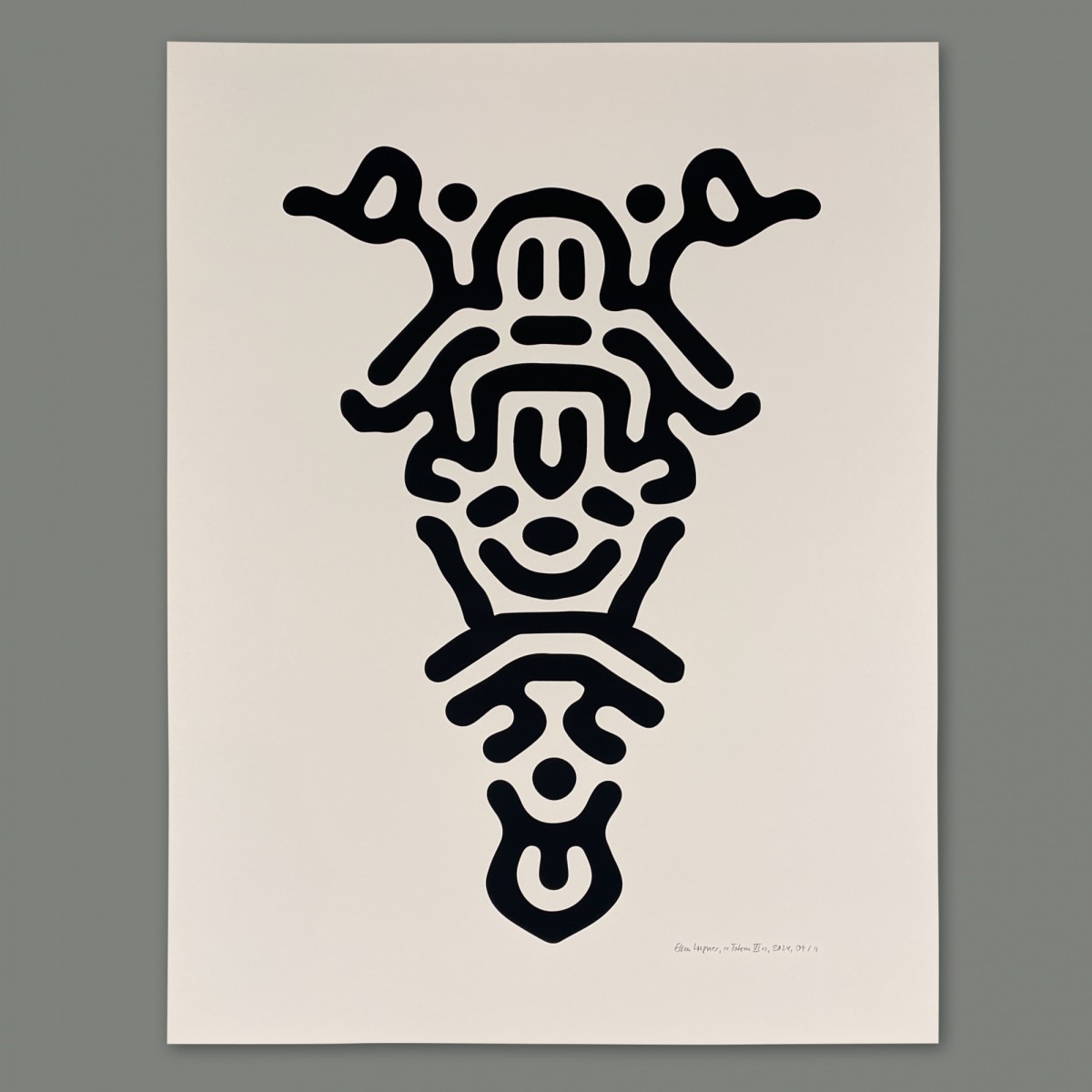 Print now - Riot later ● Totem VI - Handsiebdruck