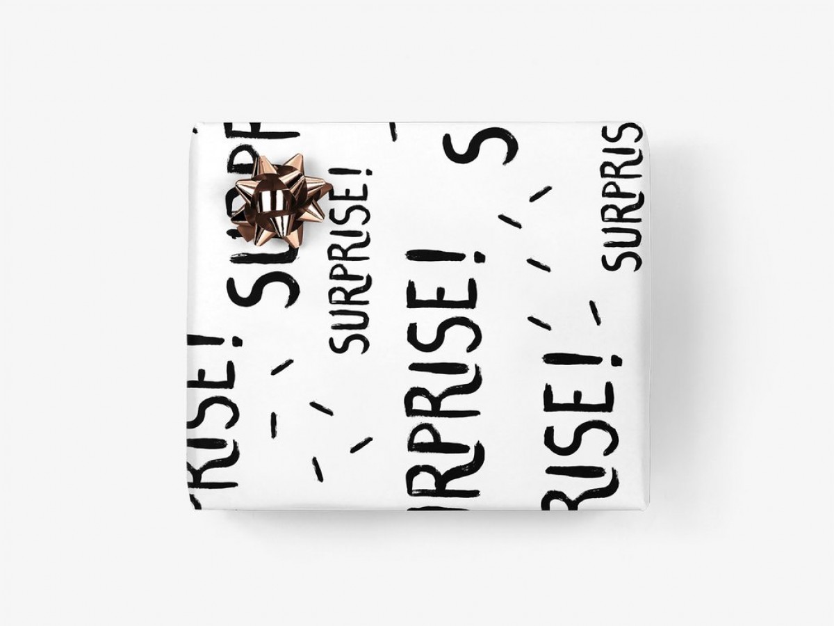 typealive / Geschenkpapier / Surprise (gefaltet)