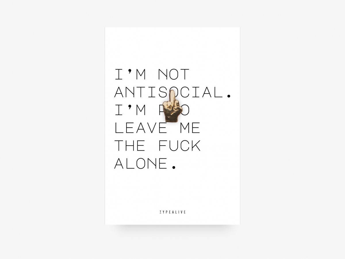 typealive / Pin / Antisocial