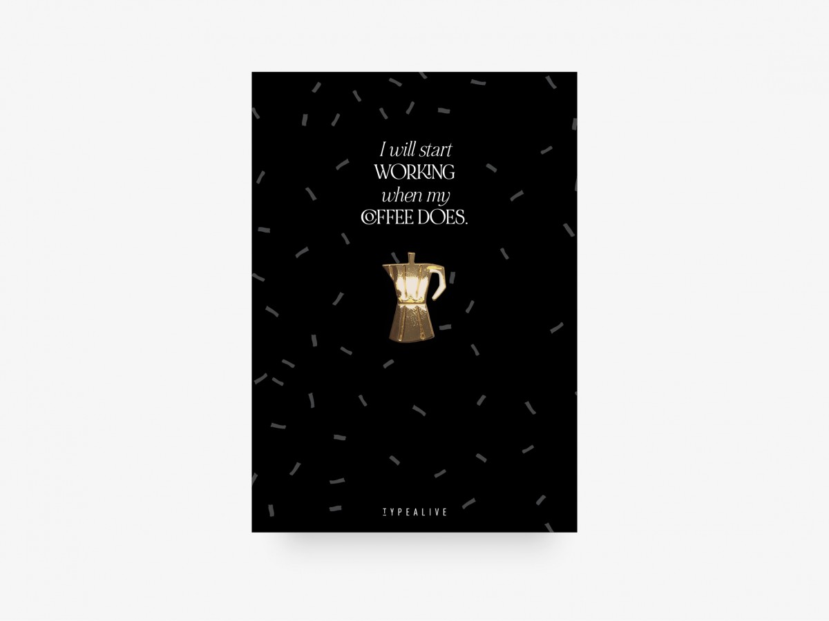 typealive / Pin / SOLID "Start Working"
