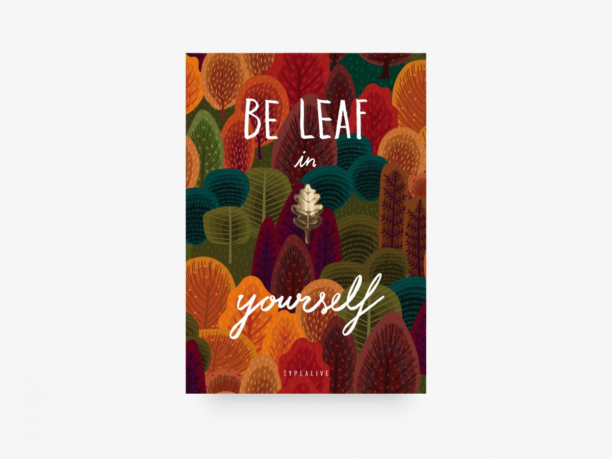 typealive / Pin / Be Leaf