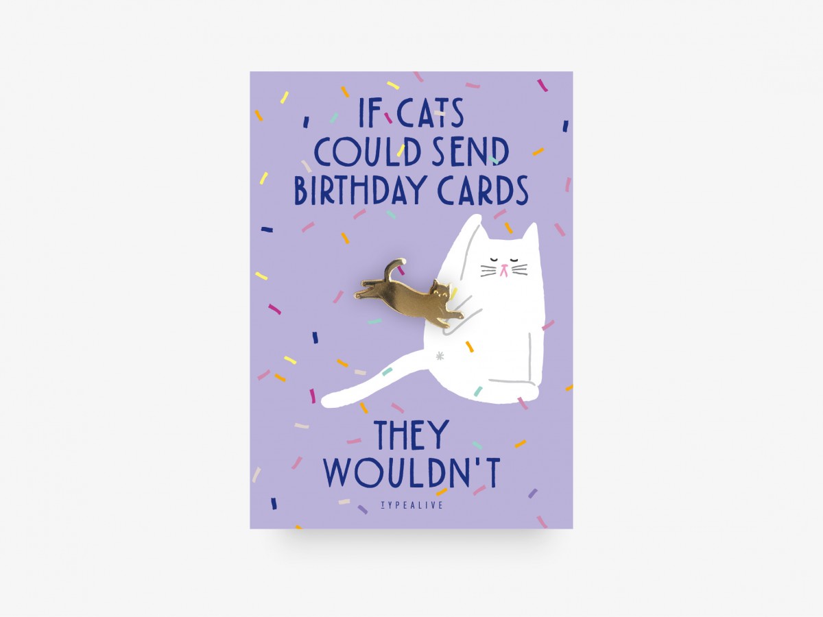 typealive / Pin / Birthday Cat No. 1