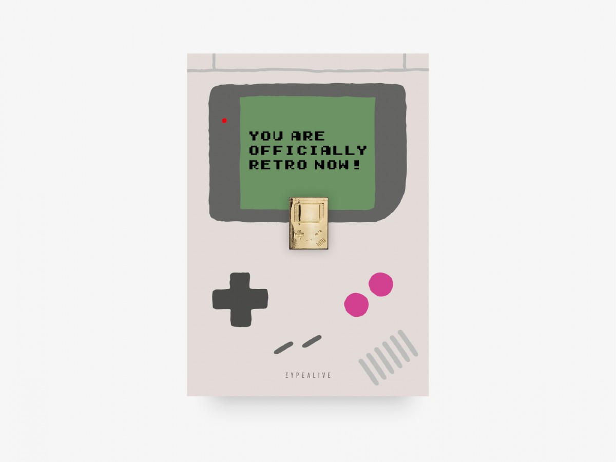 typealive / Pin / Officially Retro