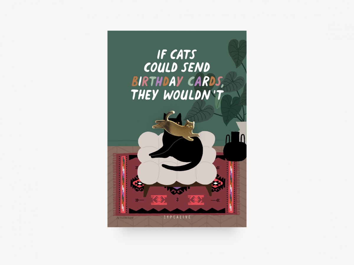 typealive / Pin / No Birthday Cards
