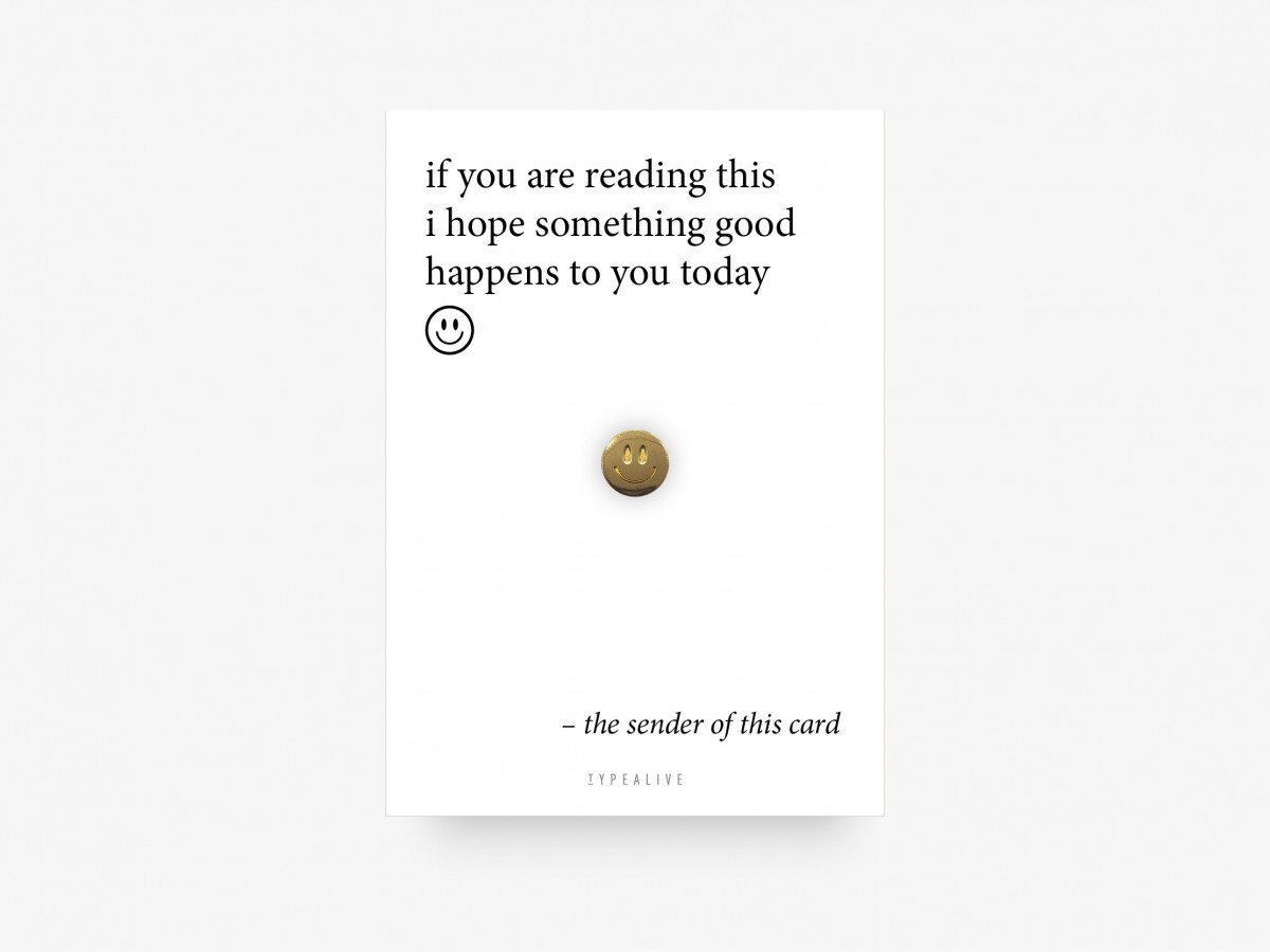 typealive / Pin / Something Good