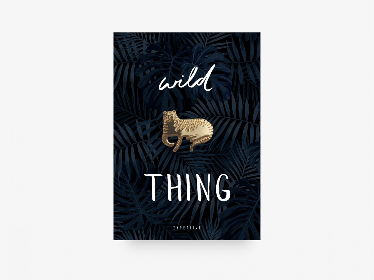 typealive / Pin / Wild Thing