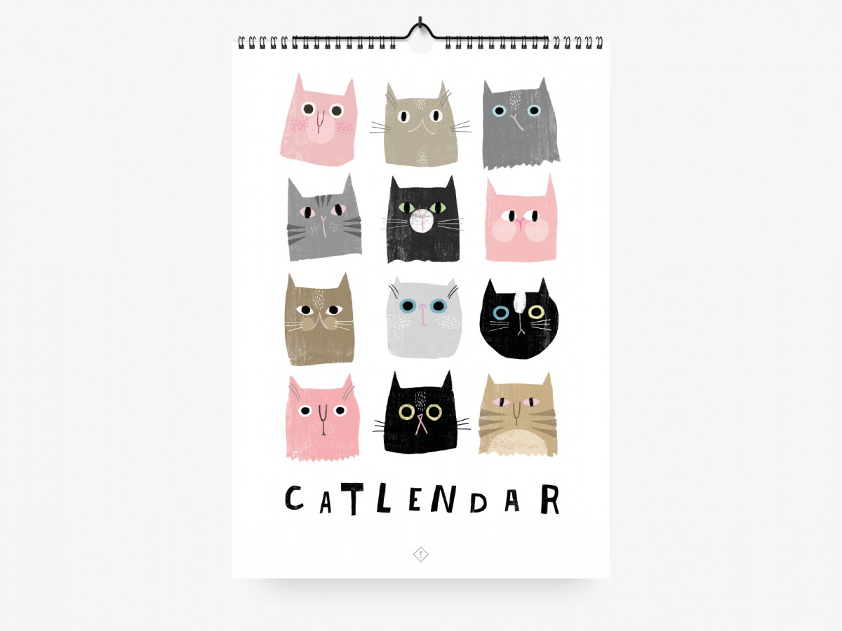 typealive / Wandkalender / Catisfaction  