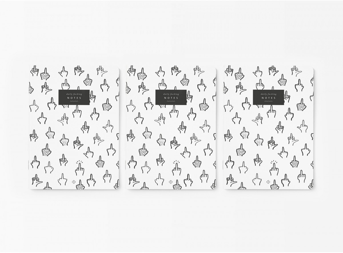 typealive / Notizhefte 3er-Set / F*&k You