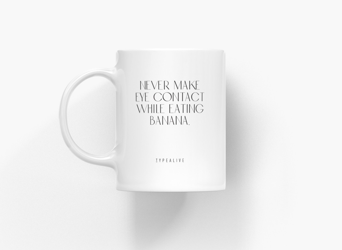typealive / Tasse aus Keramik / Eye Contact