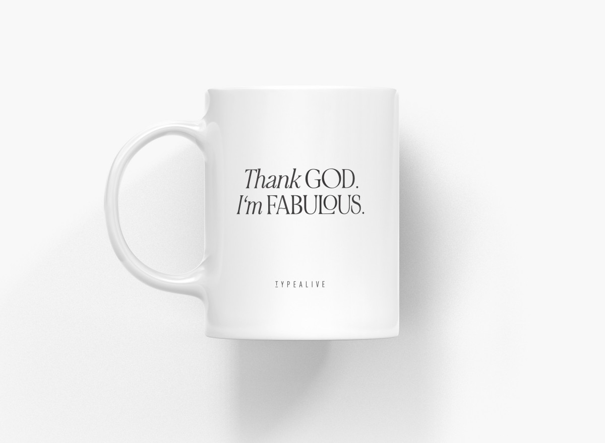 typealive / Tasse aus Keramik / Fabulous