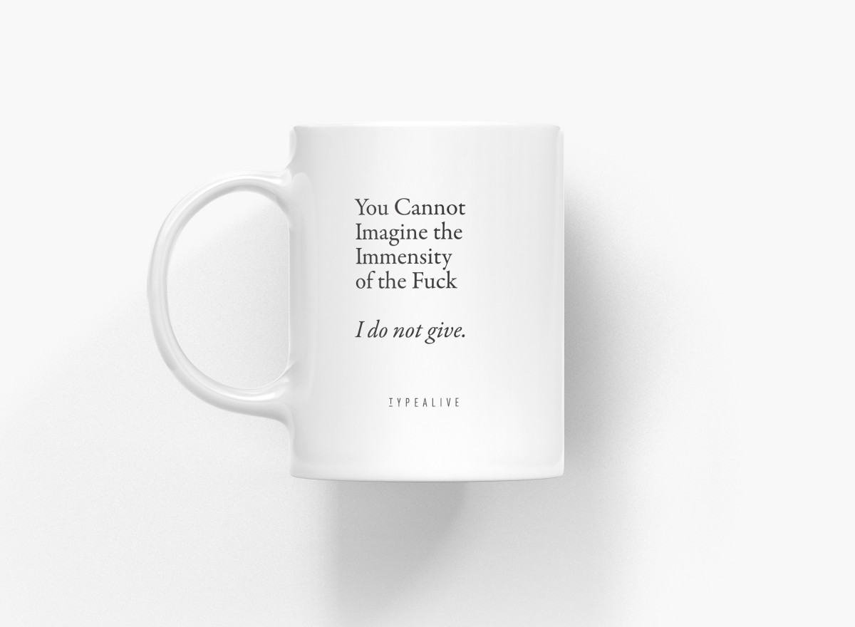 typealive / Tasse aus Keramik / Imagine
