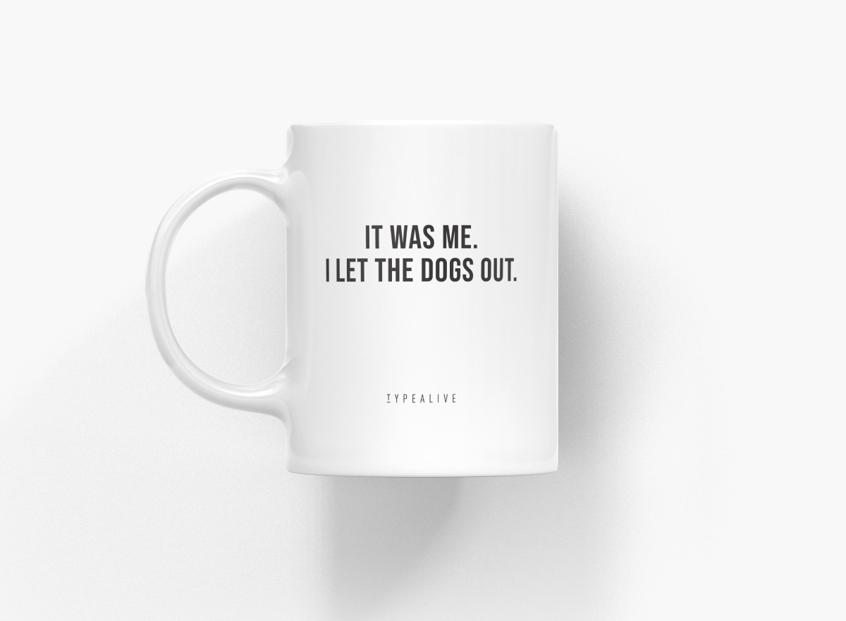 typealive / Tasse aus Keramik / It Was Me