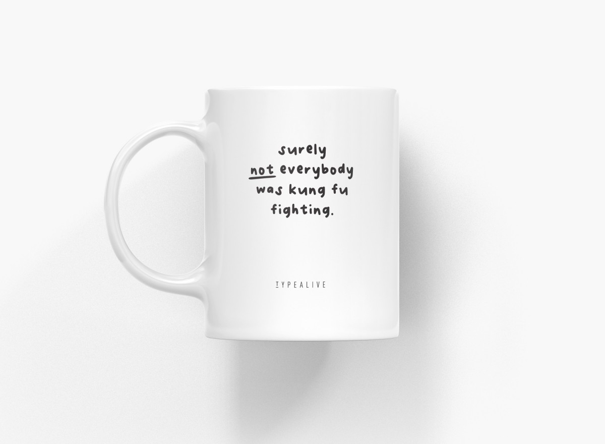 typealive / Tasse aus Keramik / Kung Fu