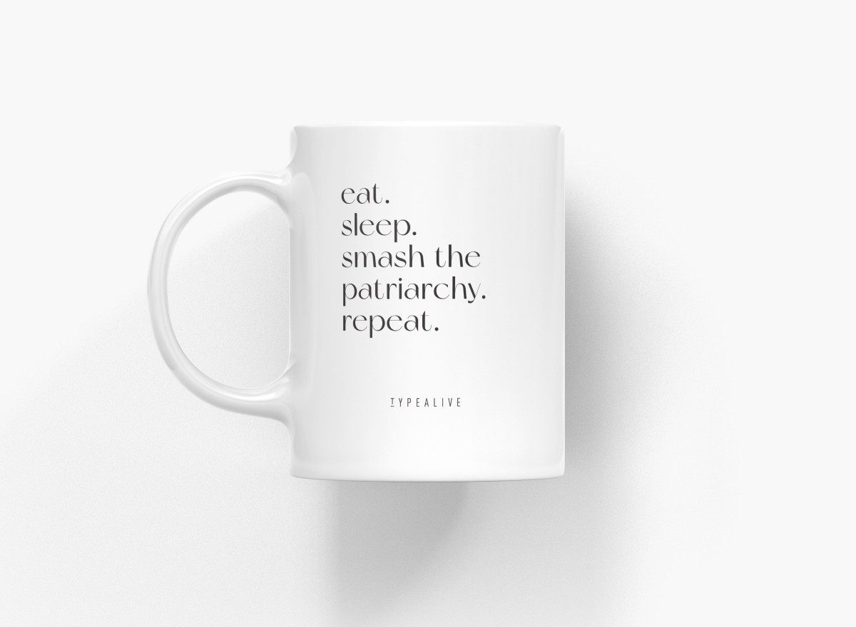 typealive / Tasse aus Keramik / Smash