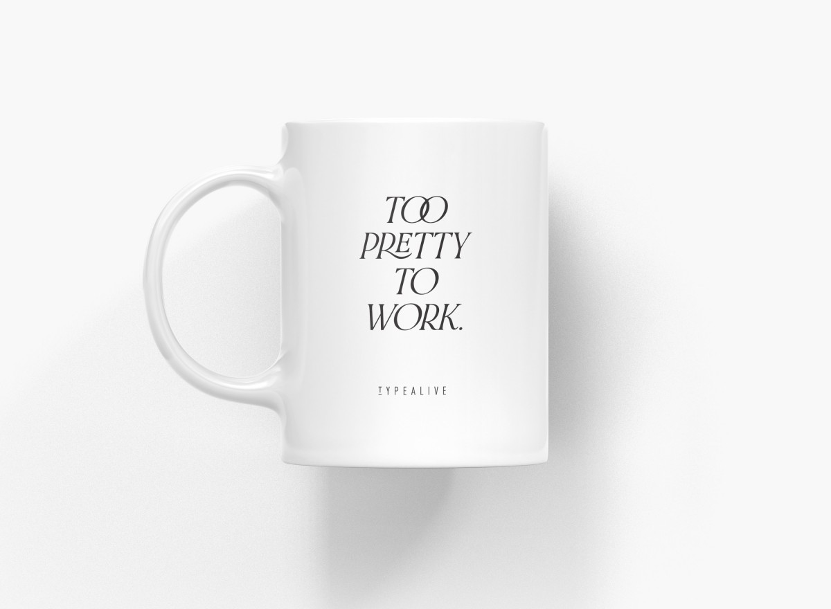 typealive / Tasse aus Keramik / Too Pretty