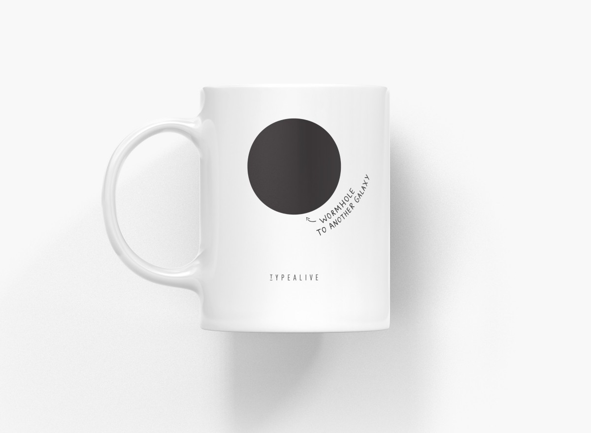 typealive / Tasse aus Keramik / Wormhole