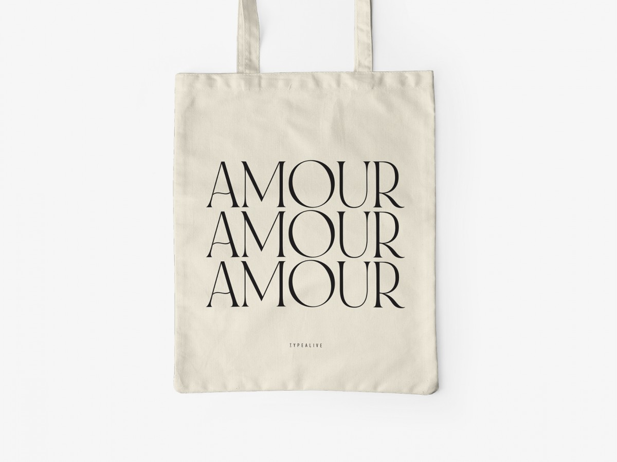 typealive / Baumwolltasche / Amour