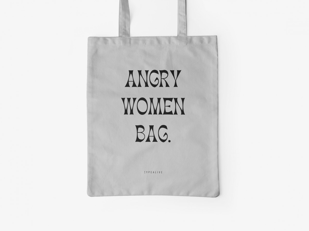 typealive / Baumwolltasche / Angry Women
