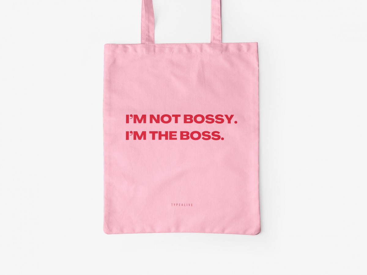 typealive / Baumwolltasche / Bossy