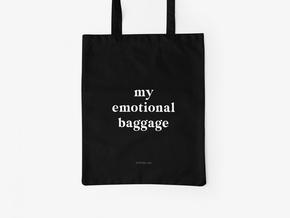 typealive / Baumwolltasche / Emotional Baggage