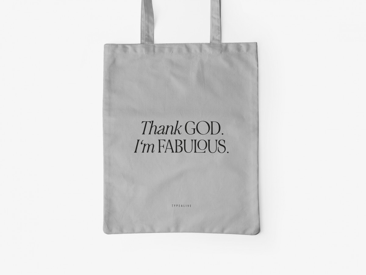 typealive / Baumwolltasche / Fabulous