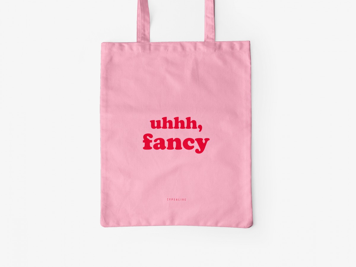 typealive / Baumwolltasche / Fancy  / Pink