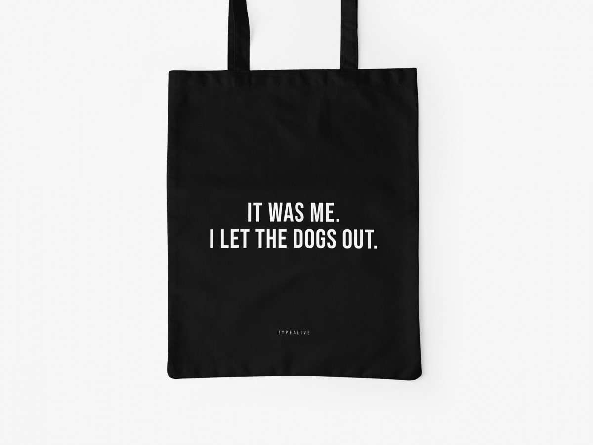 typealive / Baumwolltasche / It Was Me