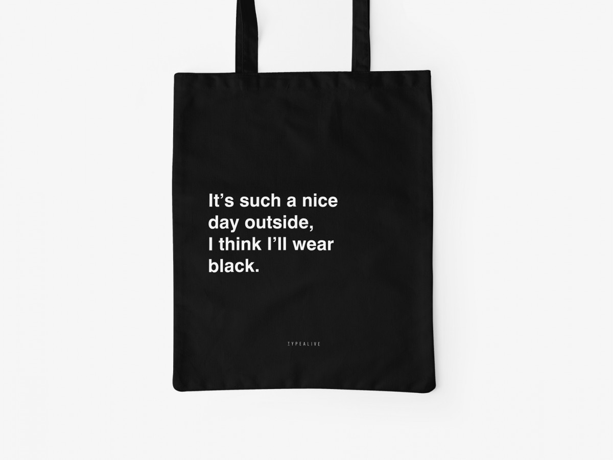 typealive / Baumwolltasche / Nice Day 