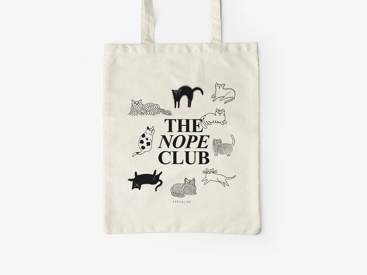 typealive / Baumwolltasche / Nope Club