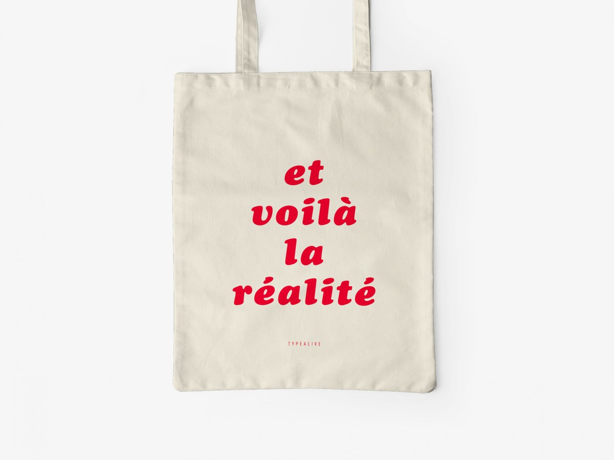 typealive / Baumwolltasche / Réalité / Natur