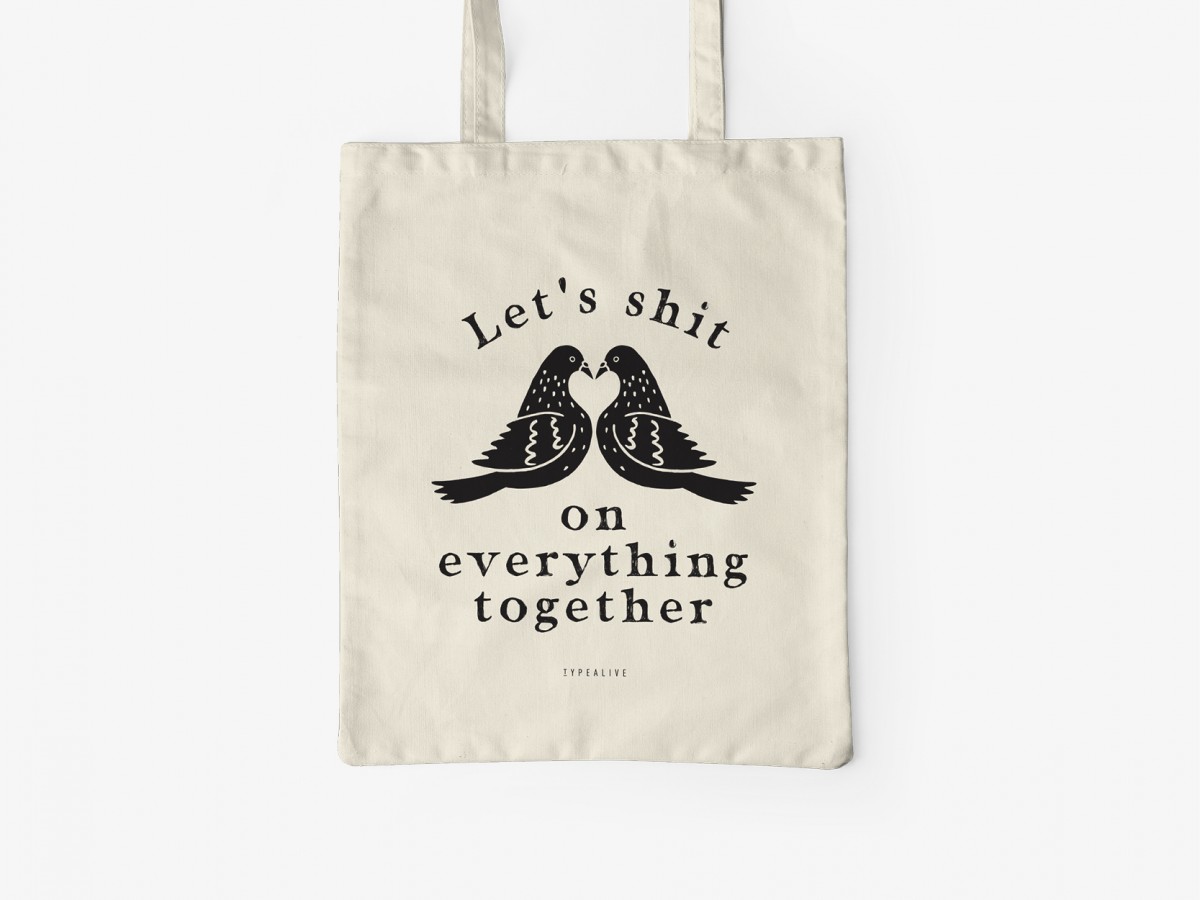 typealive / Baumwolltasche / Shit