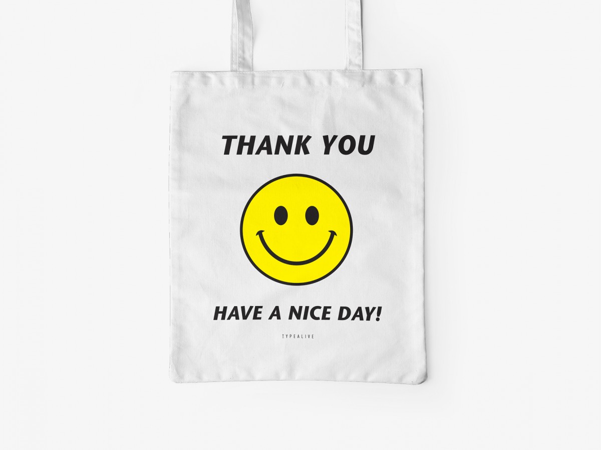 typealive / Baumwolltasche / Thank You