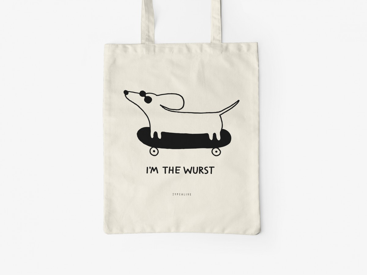 typealive / Baumwolltasche / The Wurst