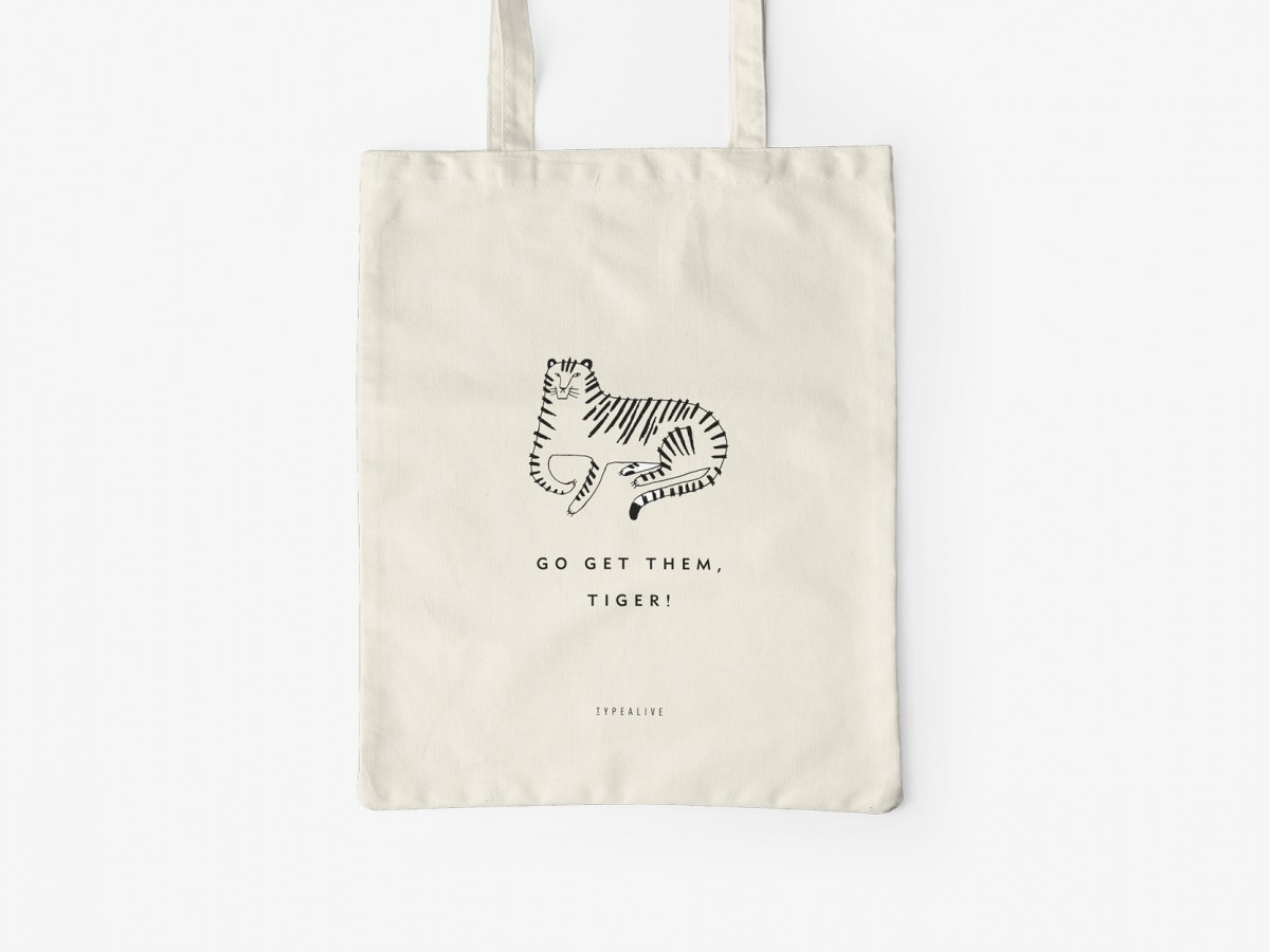 typealive / Baumwolltasche / Tiger