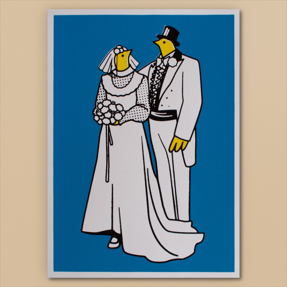 Print now - Riot later ● Vogelhochzeit Siebdruck