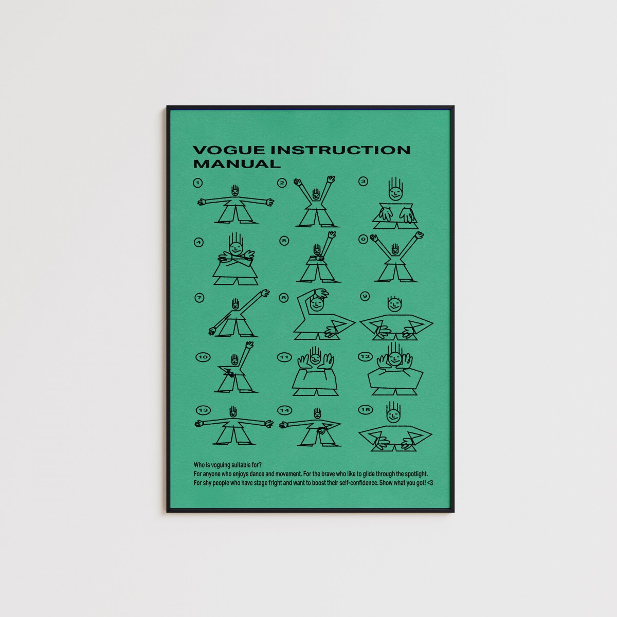 Girls in Motion VOGUE Poster Print A2