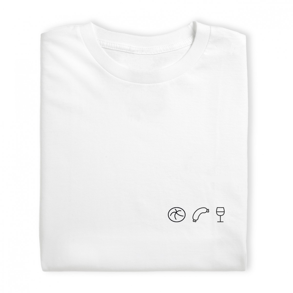 Charles / Shirt Weck, Worscht, Woi / 100% Biobaumwolle / Fair Wear zertifiziert 