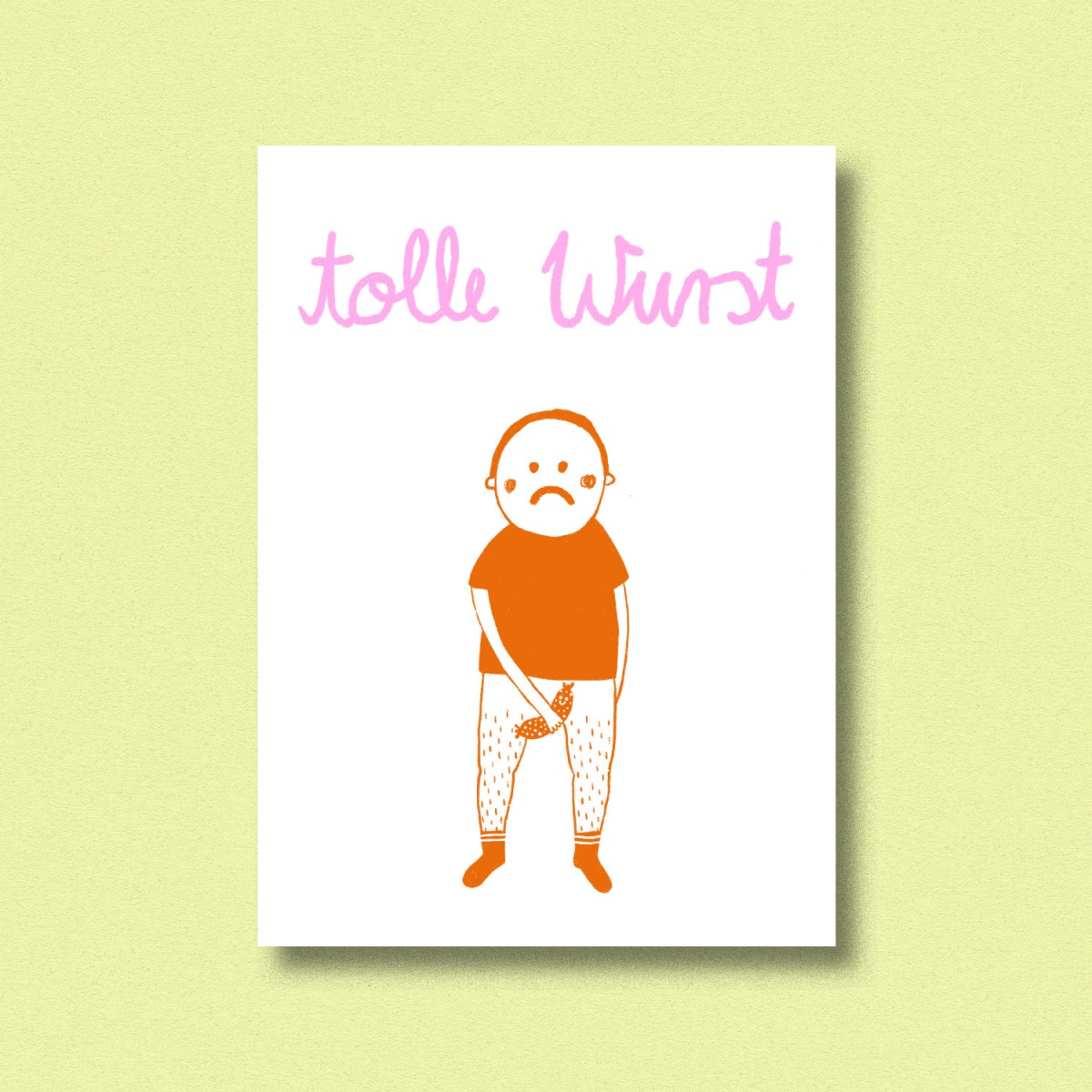Postkarte Tolle Wurst ✿ Jenne Grassmann