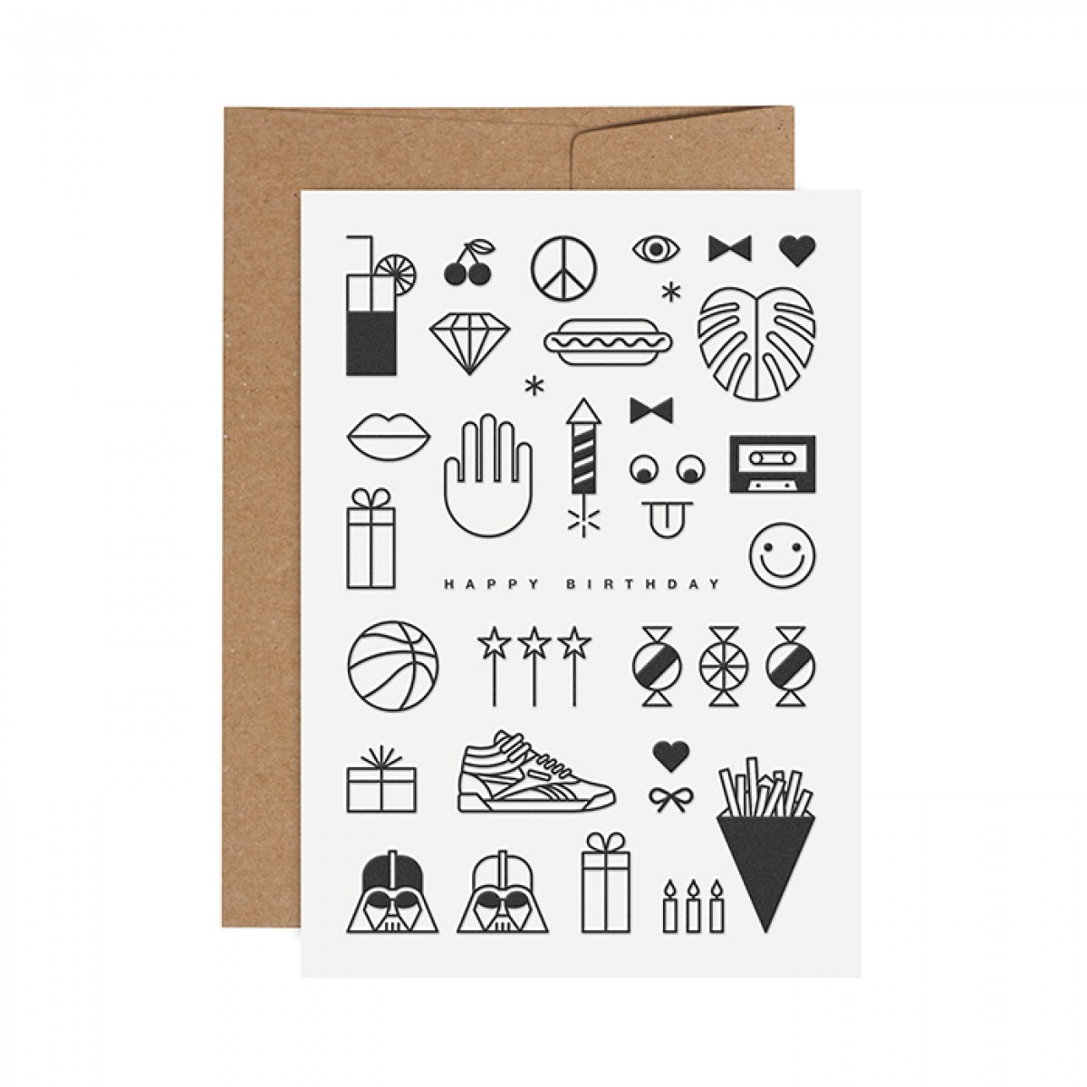 redfries set celebrities – 4 Klappkarten DIN A6