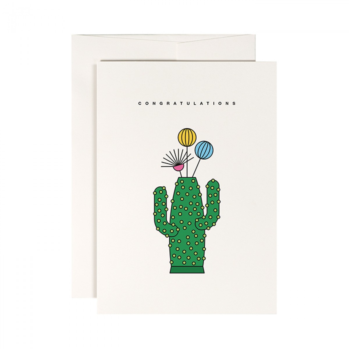 redfries cactus vase – Klappkarte DIN A6 mit Umschlag, 3 Stück