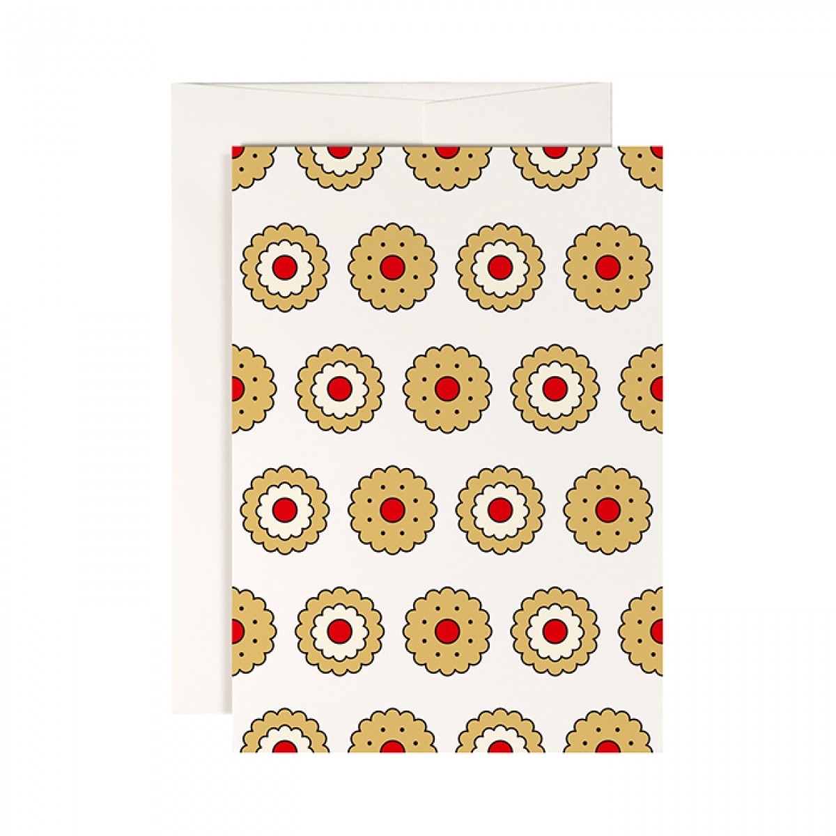 redfries butter biscuit – Klappkarte DIN A6 mit Umschlag, 3 Stück, Weihnachten